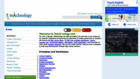 What Teach-nology.com website looked like in 2019 (5 years ago)