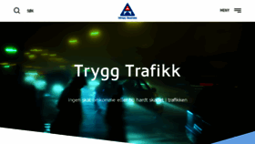 What Tryggtrafikk.no website looked like in 2019 (5 years ago)