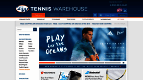 What Tennis-warehouse.com website looked like in 2019 (5 years ago)