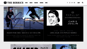 What Theberrics.com website looked like in 2019 (5 years ago)