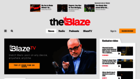 What Theblaze.com website looked like in 2019 (5 years ago)