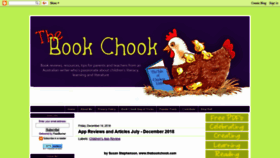 What Thebookchook.com website looked like in 2019 (5 years ago)