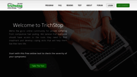 What Trichstop.com website looked like in 2019 (5 years ago)