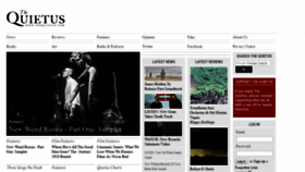 What Thequietus.com website looked like in 2019 (5 years ago)