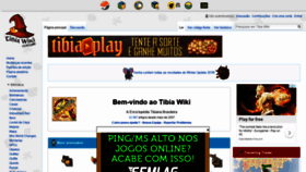 What Tibiawiki.com.br website looked like in 2019 (5 years ago)