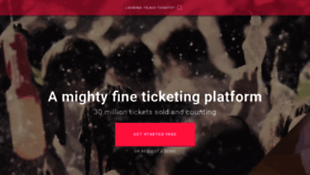 What Ticketleap.com website looked like in 2019 (5 years ago)