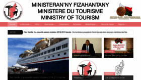 What Tourisme.gov.mg website looked like in 2019 (5 years ago)