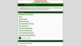 What Truyentinh.net website looked like in 2019 (6 years ago)