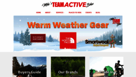 What Teamactive.com website looked like in 2019 (5 years ago)