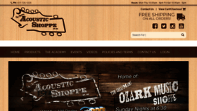 What Theacousticshoppe.com website looked like in 2019 (5 years ago)