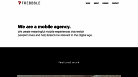 What Trebbble.com website looked like in 2019 (5 years ago)