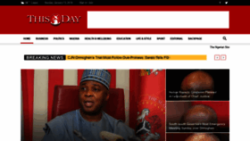 What Thisdaylive.com website looked like in 2019 (5 years ago)