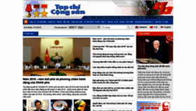 What Tapchicongsan.org.vn website looked like in 2019 (5 years ago)