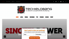 What Techielobang.com website looked like in 2019 (5 years ago)