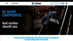 What Tenba.com website looked like in 2019 (5 years ago)