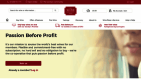 What Thewinesociety.com website looked like in 2019 (5 years ago)