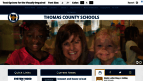 What Thomas.k12.ga.us website looked like in 2019 (5 years ago)