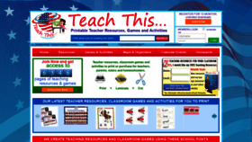 What Teachthis.com website looked like in 2019 (5 years ago)