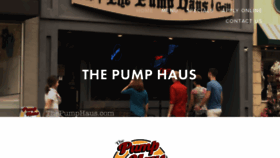 What Thepumphaus.com website looked like in 2019 (5 years ago)