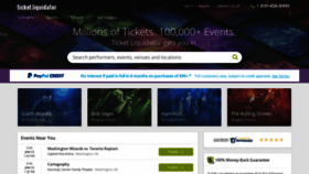 What Ticketliquidator.com website looked like in 2019 (5 years ago)