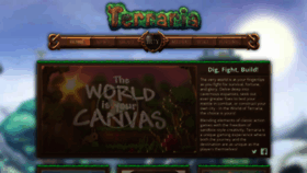 What Terraria.org website looked like in 2019 (5 years ago)
