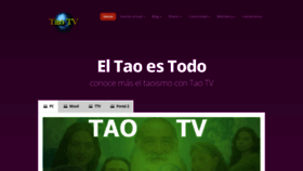 What Taotv.org website looked like in 2019 (5 years ago)