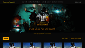What Thueaccpubg.vn website looked like in 2019 (5 years ago)