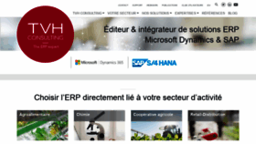 What Tvhconsulting.fr website looked like in 2019 (5 years ago)