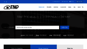 What Tnd.vn website looked like in 2019 (5 years ago)