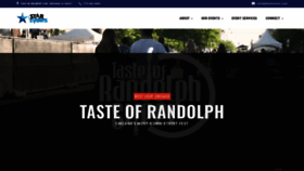 What Tasterandolph.com website looked like in 2019 (5 years ago)