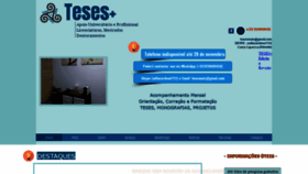 What Tesesmais.com website looked like in 2019 (5 years ago)