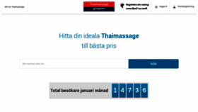 What Thaimassagegruppen.se website looked like in 2019 (5 years ago)