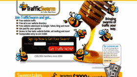 What Trafficswarm.com website looked like in 2019 (5 years ago)