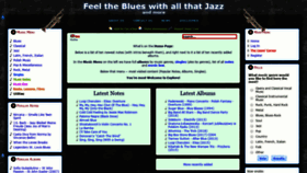 What Theblues-thatjazz.com website looked like in 2019 (5 years ago)