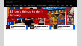 What Timeoutsingapore.com website looked like in 2019 (5 years ago)