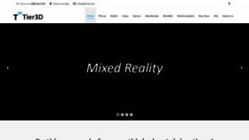 What Tier3d.com website looked like in 2019 (5 years ago)