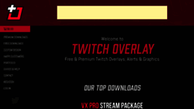 What Twitchoverlay.com website looked like in 2019 (5 years ago)