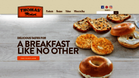 What Thomasbreads.com website looked like in 2019 (5 years ago)