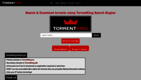 What Torrentking.site website looked like in 2019 (5 years ago)
