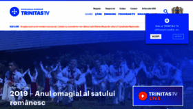 What Trinitas.tv website looked like in 2019 (5 years ago)