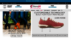 What Therafitshoe.com website looked like in 2019 (5 years ago)