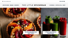 What Thelittleepicurean.com website looked like in 2019 (5 years ago)