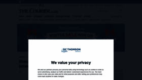 What Thecourier.co.uk website looked like in 2019 (5 years ago)