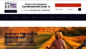 What Treatingpain.com website looked like in 2019 (5 years ago)