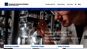What Th-nuernberg.de website looked like in 2019 (5 years ago)