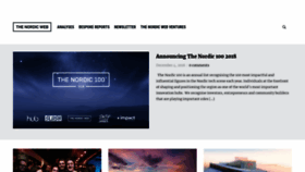 What Thenordicweb.com website looked like in 2019 (5 years ago)