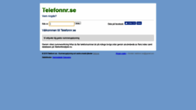 What Telefonnr.se website looked like in 2019 (5 years ago)