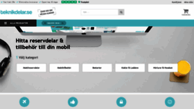 What Teknikdelar.se website looked like in 2019 (5 years ago)