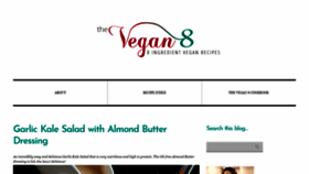 What Thevegan8.com website looked like in 2019 (5 years ago)