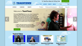 What Teachtown.com website looked like in 2019 (5 years ago)